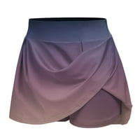 Zhizaihu Flowy suknja Žene Ležerne printenje Tenis Golf suknja Yoga Sport Active suknje Skrart suknje