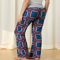 Unique Bargains Ženske Pidžame Yoga Casual Pantalone Široke Nogavice Za Spavanje Lounge Pantalone