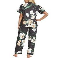 Jedinstveni Bargains ženski cvjetni komplet pidžame s dugmetom za spavanje