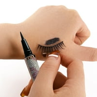 Liquid Eyeliner Pen False multifunkcionalni Eyeliner samoljepljiva Brzosušeća boja 3ml trepavice Eyeliner